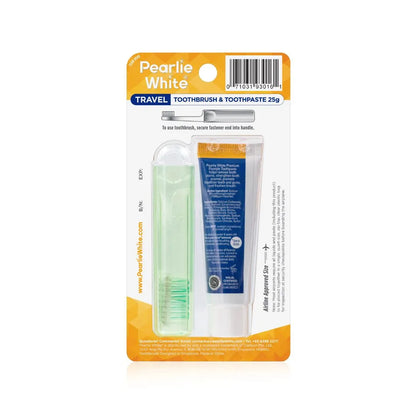 Travel Toothbrush with Premium Toothpaste 25g