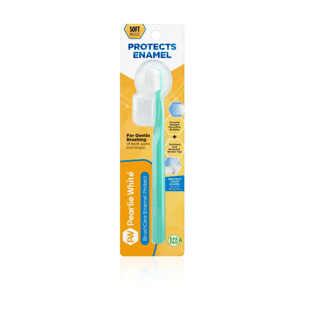 Enamel protection adult soft bristle toothbrush