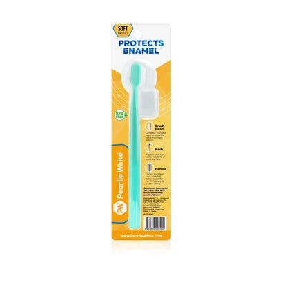 Enamel protection adult soft bristle toothbrush