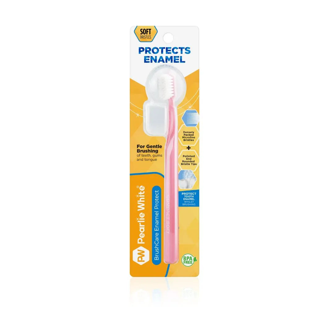 Enamel protection adult soft bristle toothbrush
