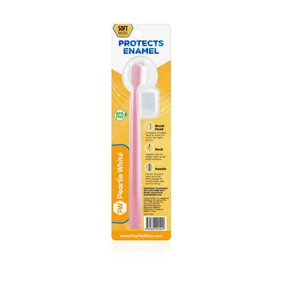 Enamel protection adult soft bristle toothbrush