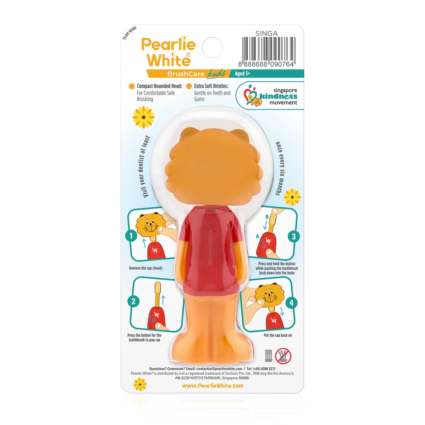 Kids Pop-Up Extra Soft Toothbrush