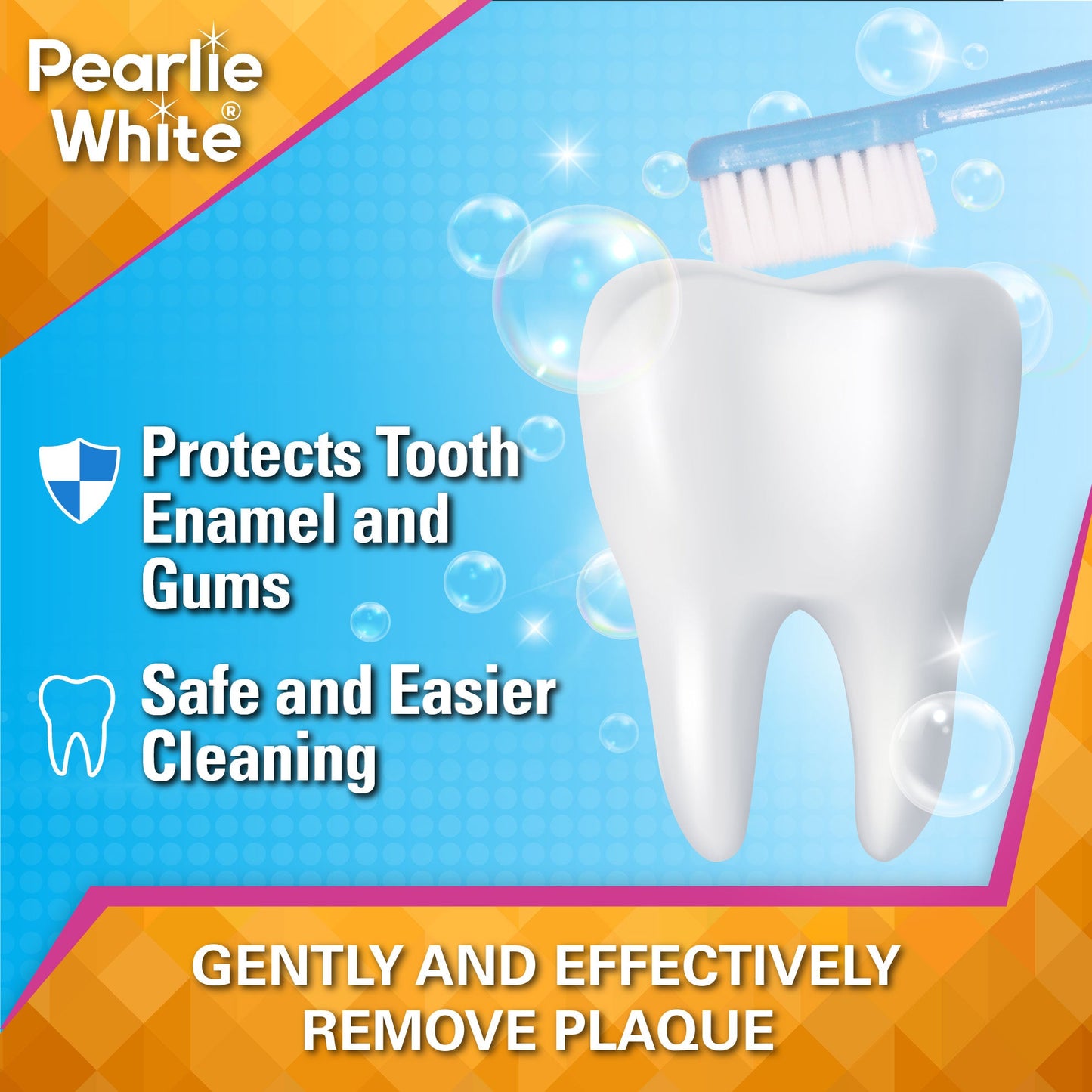 Enamel protection adult soft bristle toothbrush
