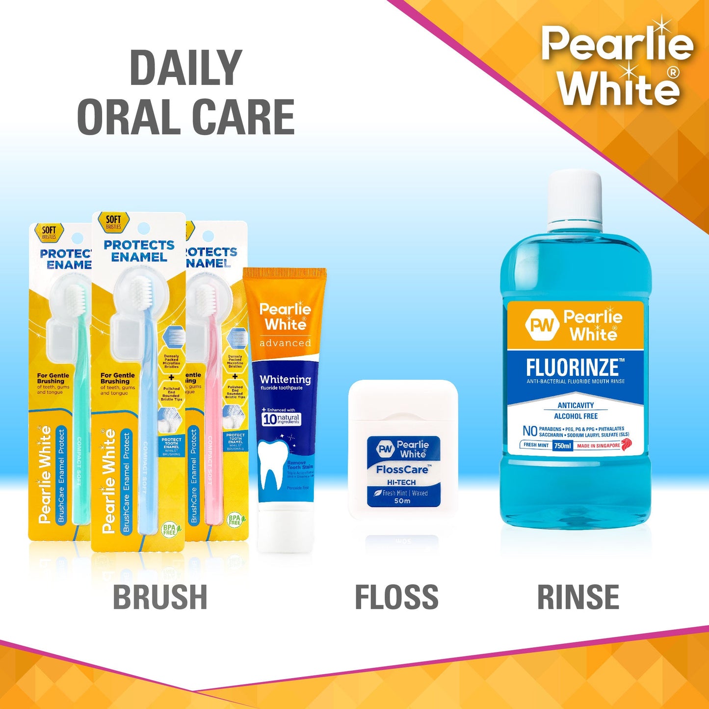 Enamel protection adult soft bristle toothbrush